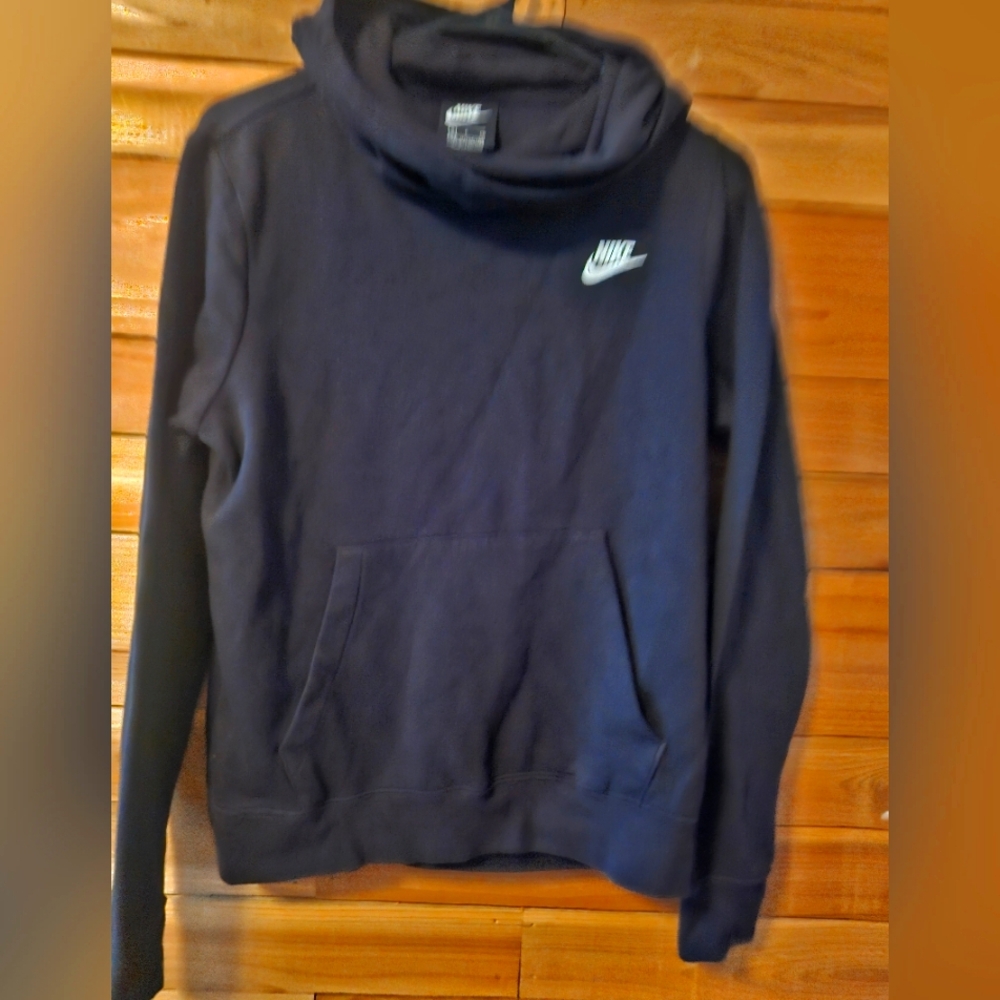 Nike  Hoodie with White Logo Size S
